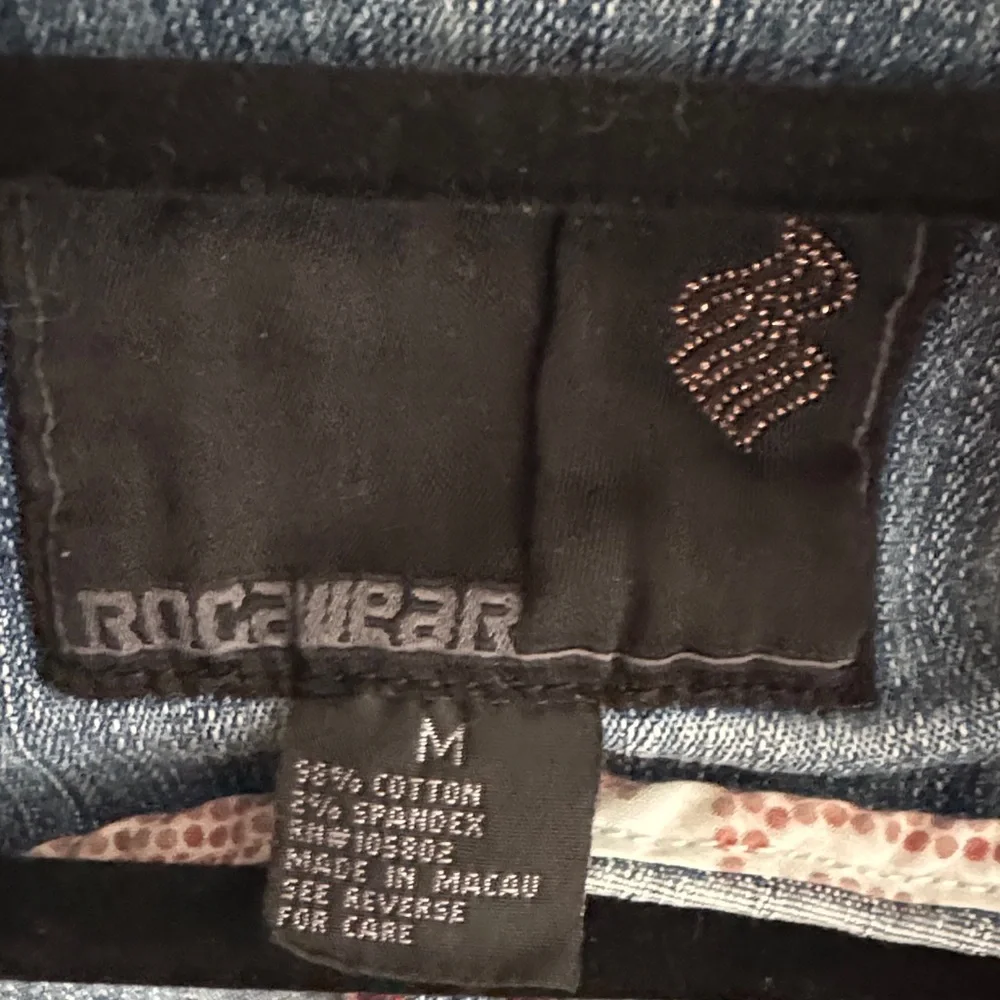 Rocawear Light Blue Denim Jacket with Contrast Stitching